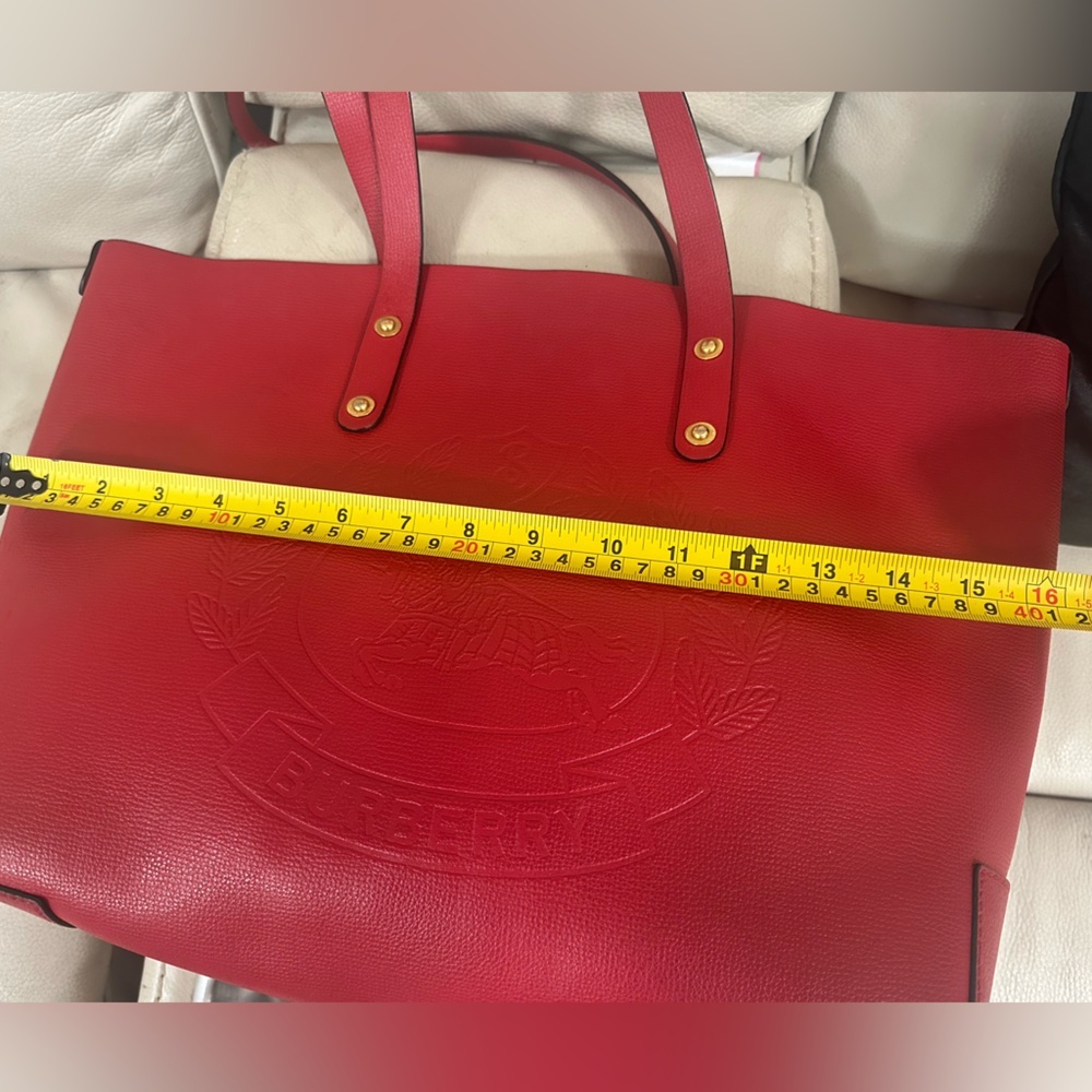 Burberry Red Tote - Picture 13 of 13